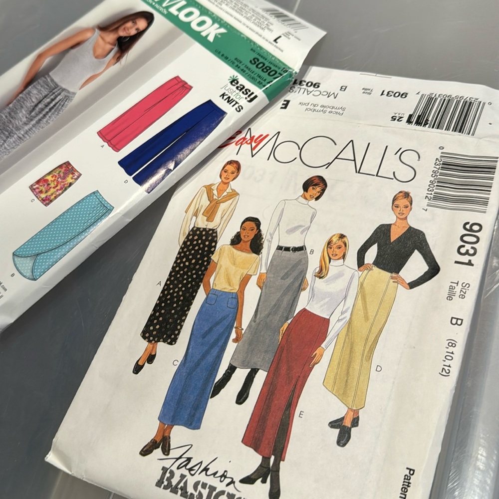 McCalls and New look women’s skirt and pants patterns brand new uncut pa…